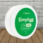 Simply7 7-OH Extract Tablets 7ct Lemon Mint 30mg Extra Strength Side Image