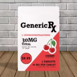 Generic RX 7-Hydroxymitragynine Extract Tablets 3ct Cherry