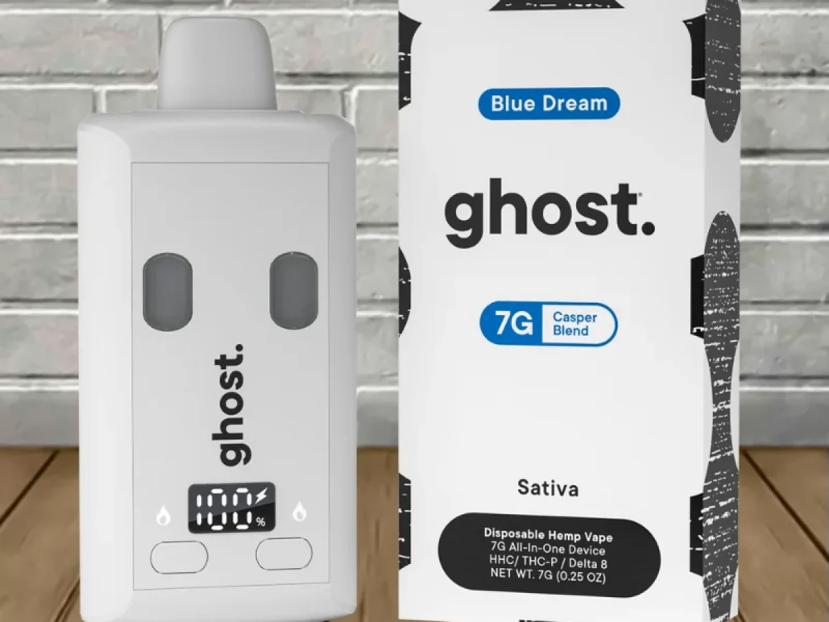 Ghost Casper Blend Disposable Vape 7g | High Potency THC Vape Pens - Great  CBD Shop