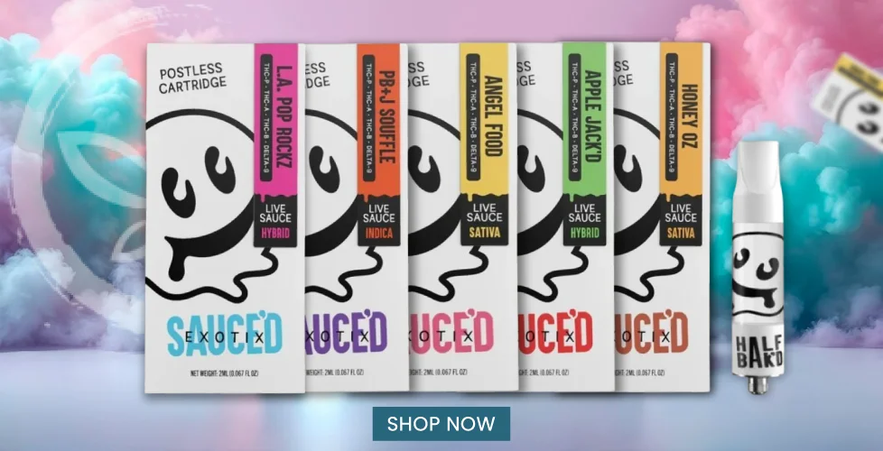 Half Bak’d Sauce’d Exotix Vape Cartridge 2g