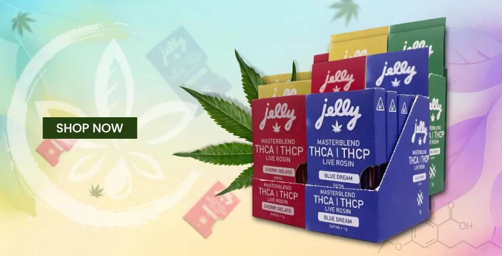 NYB Labs Jelly Live Rosin Masterblend THCa | THCP Vape Cartridge 1g