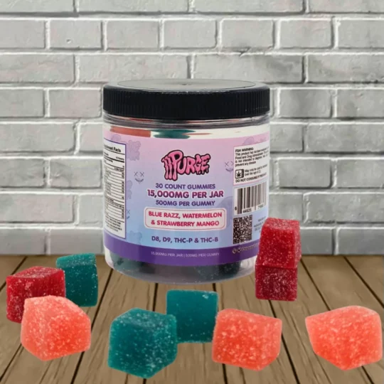 PPPurge Gummy Party Jar Blend D8 D9 THCp THCb 15000mg
