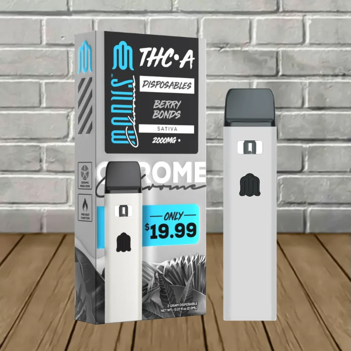 Modus Chrome THCa | THCp Blend Disposable 2g - Great CBD Shop