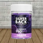 Silverback Hemp Co Delta 9 THC Gummies 250mg Grape