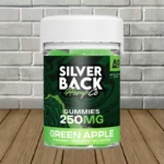 Silverback Hemp Co Delta 9 THC Gummies 250mg Green Apple
