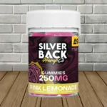 Silverback Hemp Co Delta 9 THC Gummies 250mg Pink Lemonade