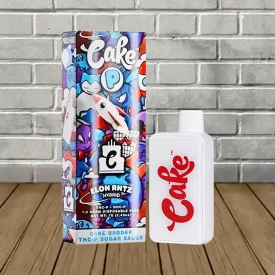 cake p disposable vape 7g Cake P Badder THC-P + HHC-P Disposable Vape 7g