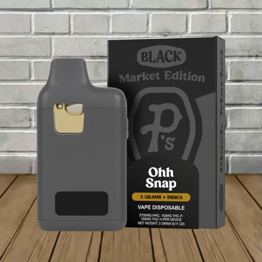 Pushin P's Black Market Edition THCH + THCP Disposable 3g Ohh Snap (Indica)