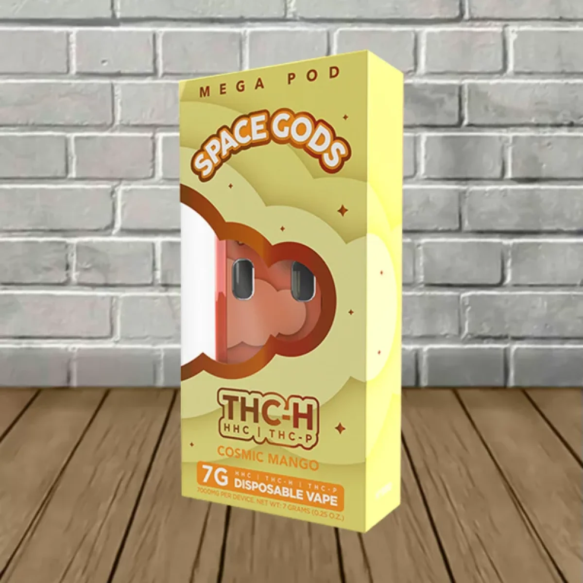 Space Gods Mega Pod THC-H Disposable Vape 7g