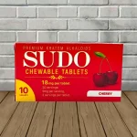Sudo Chewable Tablets 10ct Blister Pack - Cherry 10ct Single Blister Pack