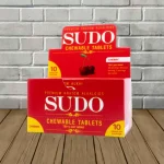 Sudo Chewable Tablets Bulk Case Deal - Cherry Bulk DISPLAY DEAL 6x10ct (Total 60 Tablets)