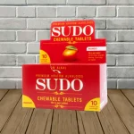 Sudo Chewable Tablets Bulk Case Deal - Mango Bulk DISPLAY DEAL 6x10ct (Total 60 Tablets)