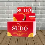 Sudo Chewable Tablets Bulk Case Deal - Pina Colada Bulk DISPLY DEAL 6x10ct (Total 60 Tablets)