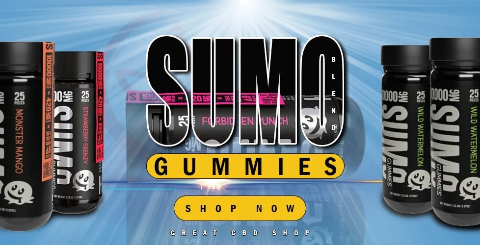 Half Bak’d Sumo Blend Gummies – 10,000mg (25ct Jar)