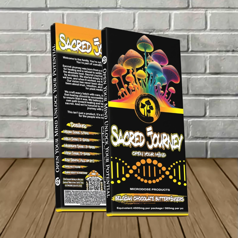 Sacred Journey Chocolate Bar-Belgian Chocolate Butterfingers