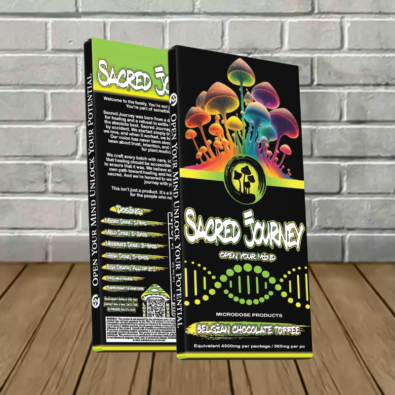 Sacred Journey Chocolate Bar-Belgian Chocolate Toffee
