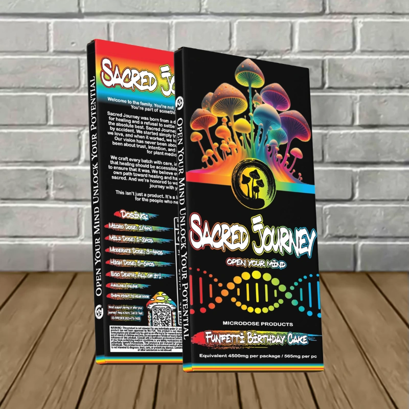 Sacred Journey Chocolate Bar-Funfetti Birthday Cake