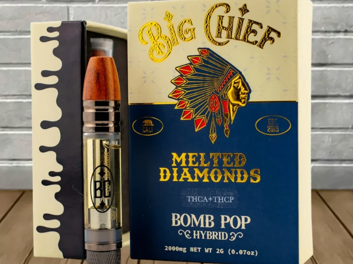 Big Chief Melted Diamonds THCA + THCP Vape Cartridge 2g - DISCONTINUED -  Great CBD Shop