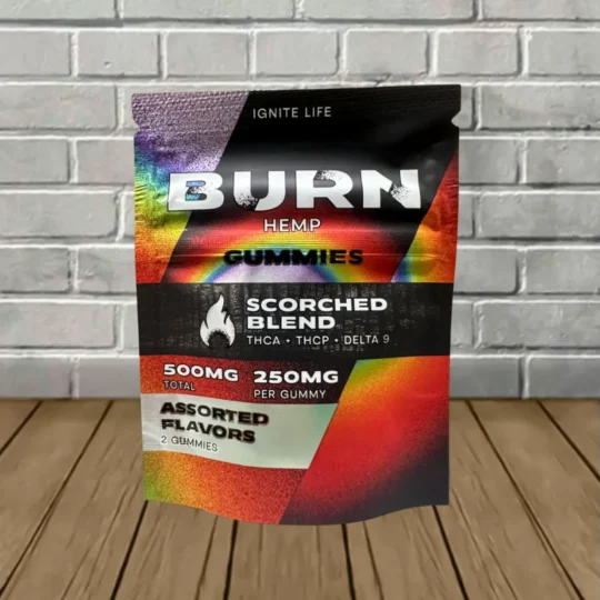 Burn Scorched Blend Gummies 500mg THCa THCp D9