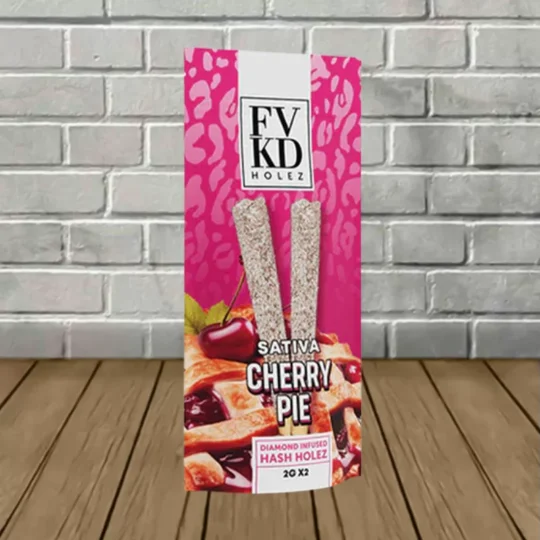 FVKD Diamond Infused Hash Holez THCA Pre-Rolls (2ct) 4g - Cherry Pie – Sativa