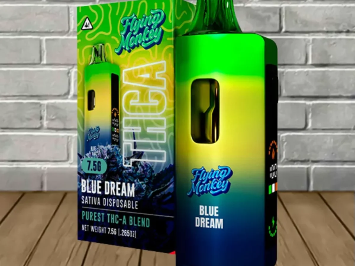 Flying Monkey Purest THCA Blend Disposable | 7.5g - Great CBD Shop Flying Monkey Purest THCA Blend Disposable | 7.5g - Great CBD Shop