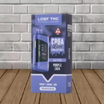 Lost THC CB9A Live Concentrate Disposable V3 7.5g - Purple Zaza