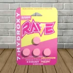 Rave 7-Hydroxy Tablets Blister Pack 200mg Strawberry Lemonade 4ct Blister Pack