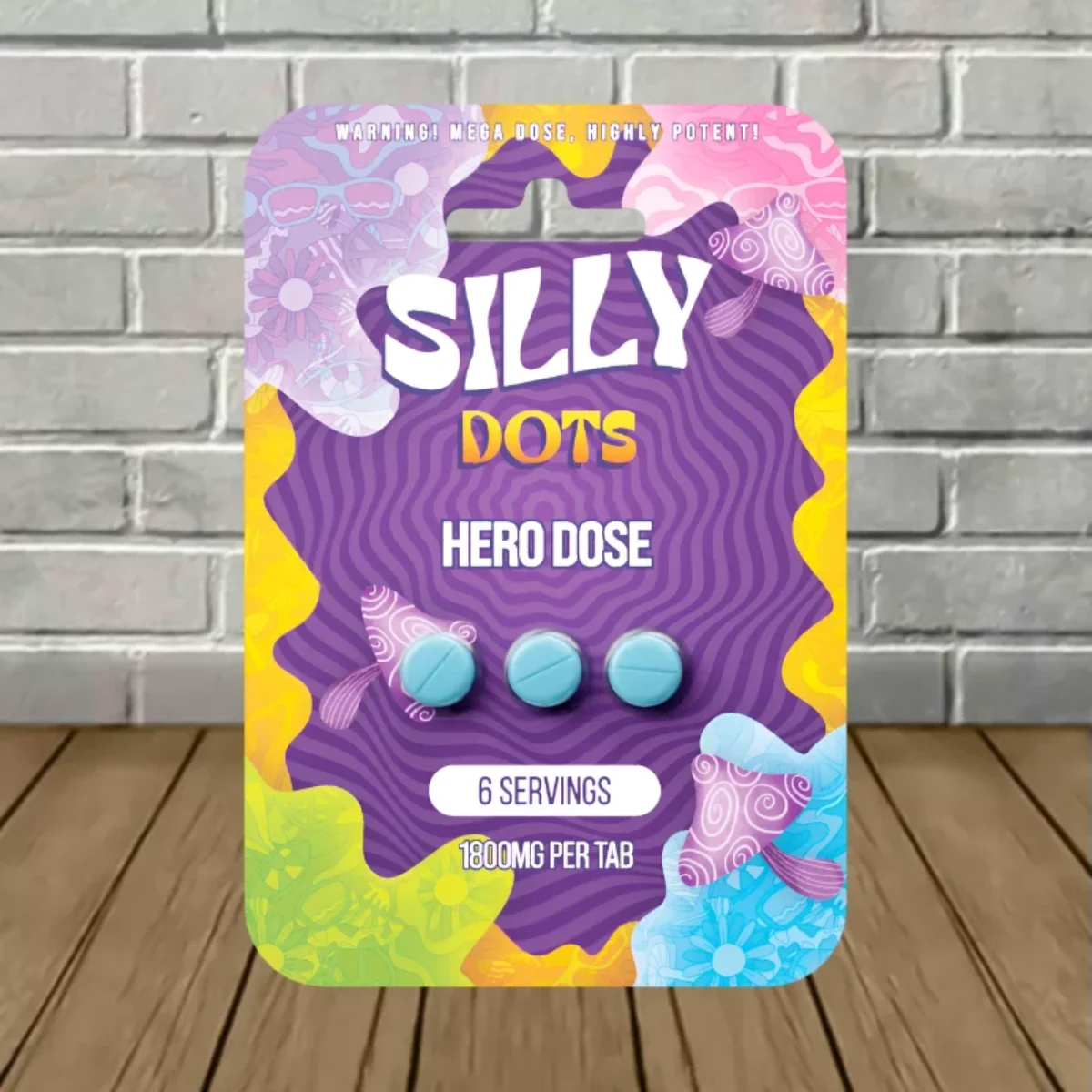 Silly Dots Hero Dose 1800mg 3ct - Great CBD Shop