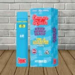 Sugar Rush THCa High Potency THCa Live Resin Disposable 1g Kiwi Berry Blast -- Hybrid -- DISPOSABLE