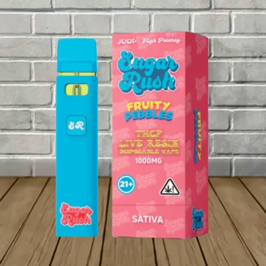 Sugar Rush THCp Live Resin Disposable 1g Fruity Pebbles -- Sativa -- DISPOSABLE
