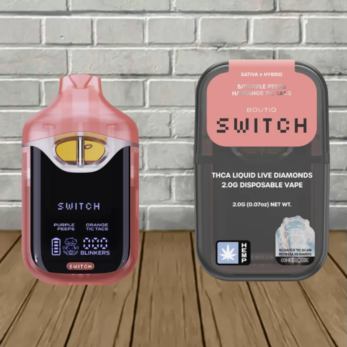 Boutiq Switch V4 THC-A Disposable Vape 2G - Great CBD Shop