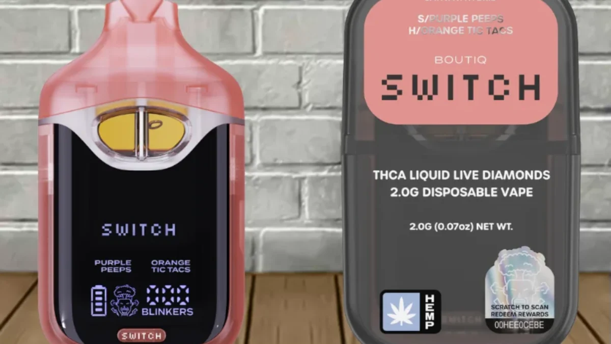Boutiq Switch V4 THC-A Disposable Vape 2G Great CBD Shop