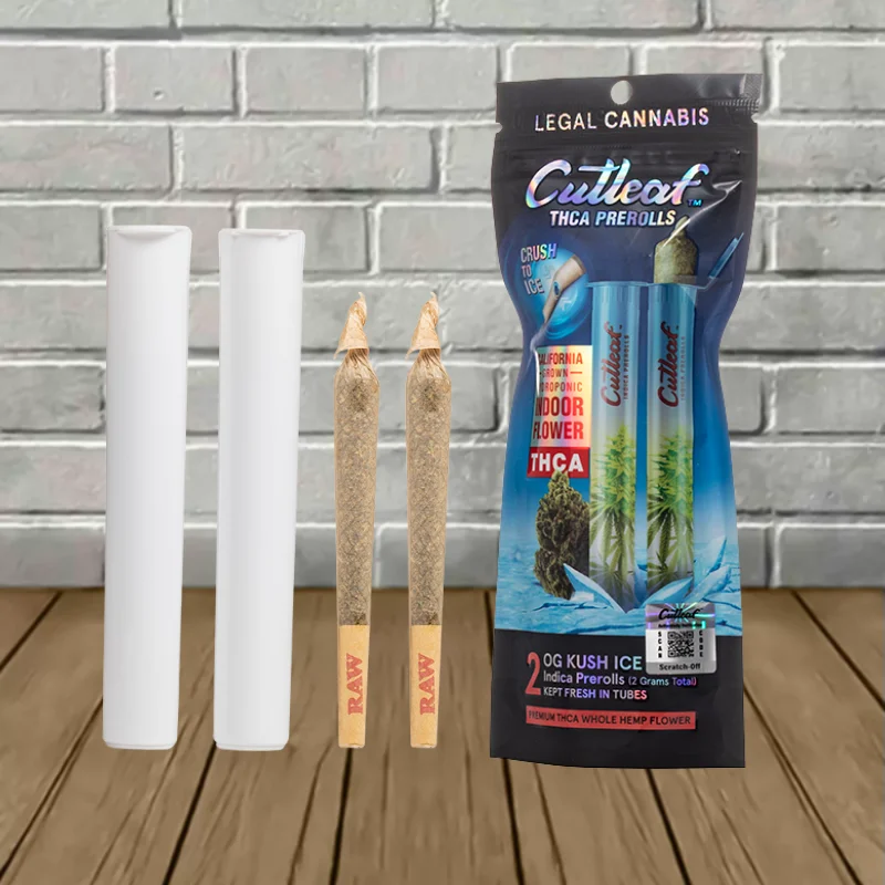 Cutleaf THCa Prerolls 2g - OG Kush Ice -- Indica