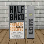 Half Bak’d Sauce’d Private Reserve Vape 1g Sour Tangie -- Sativa -- DISPOSABLE