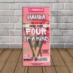 Mamba Madness Four Of A Kind Full Spectrum THCa Pre-Rolls 8g Cream Cookie (Hybrid)