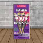 Mamba Madness Four Of A Kind Full Spectrum THCa Pre-Rolls 8g Purple Punch (Sativa)