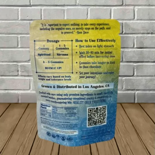 Micro Mind High Potency Macrodose Mushroom Gummies 5ct Supplement Facts