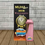 Muha Meds Melted Diamonds THCa Disposable 3.5g Citrus Tsunami -- Sativa -- DISPOSABLE