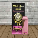 Muha Meds Melted Diamonds THCa Disposable 3.5g Purple Champagne -- Sativa -- DISPOSABLE