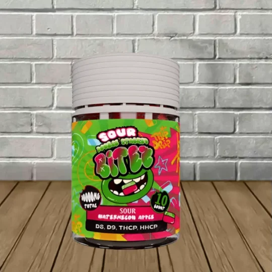 Ocho Extracts x Trip Drip x Sugar Double Stacked Bitez | (10ct) 10000mg Sour Watermelon Apple