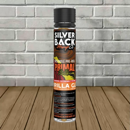 Silverback Hemp Co PRIMAL Rolls – Pre-Roll 1.5g Gorilla Glue -- Hybrid