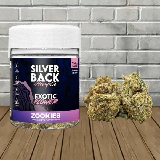 Silverback Hemp Co THCA Exotic Flower – 1oz Zookies -- Hybrid