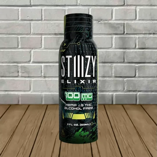 Stiiizy Delta-9 THC Elixir Shot 100mg Explosive Flavor Single Bottle