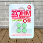 Zohm Pseudoindoxyl 40mg 4ct Blister Pack Natural 4ct Single Blister Pack