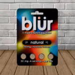 Blur 7-Hydroxymitragynine 200mg Tablets Blister Pack - Natural -- 4ct Single Blister Pack