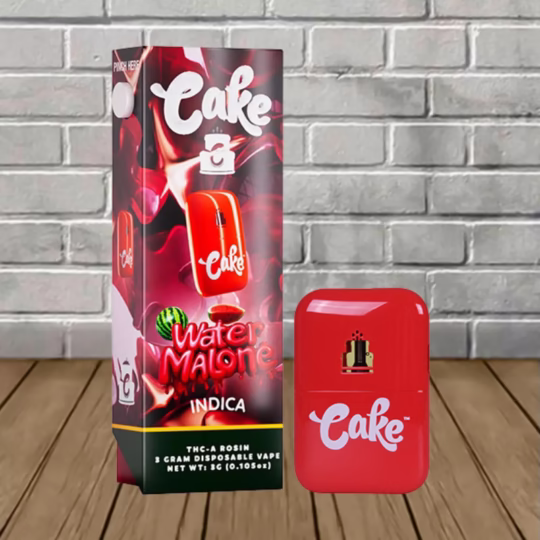 Cake Live Rosin THCa + THCP Disposable Vape 3g - Water Malone (Indica)
