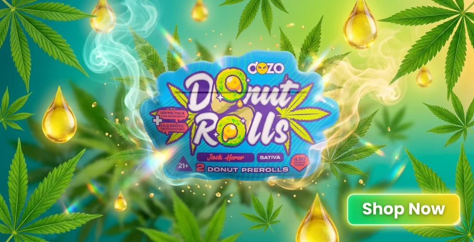 Dozo Donut Rolls THCa Pre-Rolls 2pk