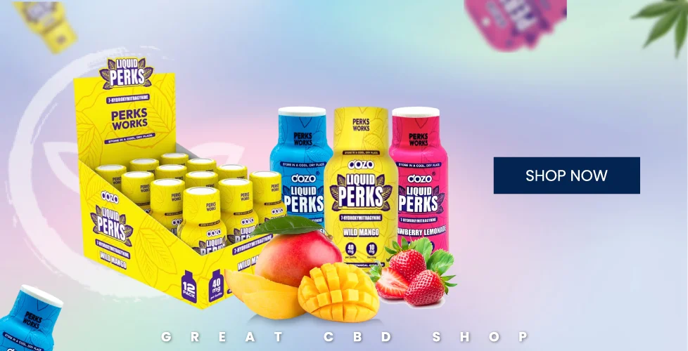 Dozo Liquid PERKS 7-Hydroxymitragynine Extract Shot 40mg
