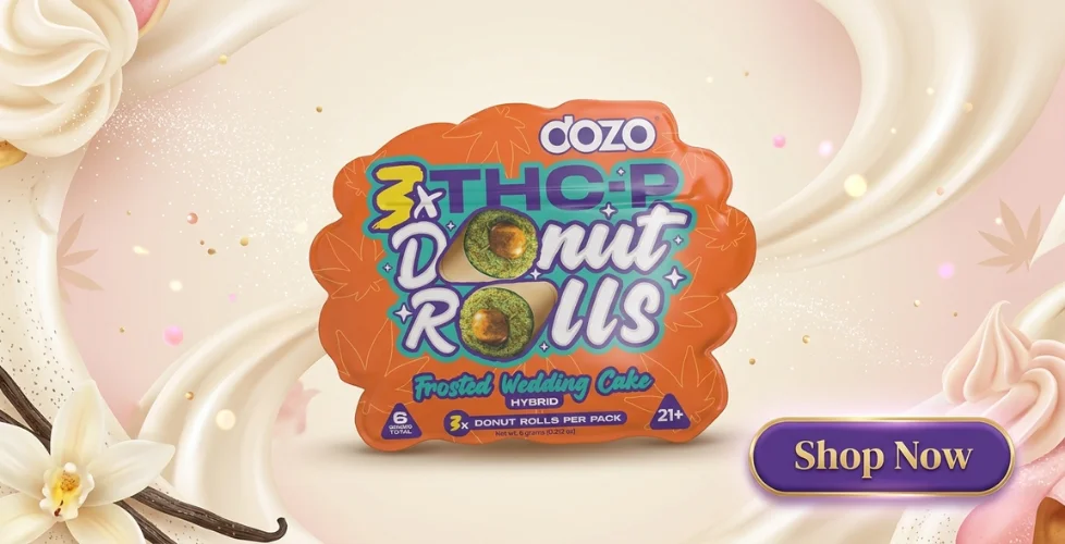Dozo THCp Donut Rolls 3ct