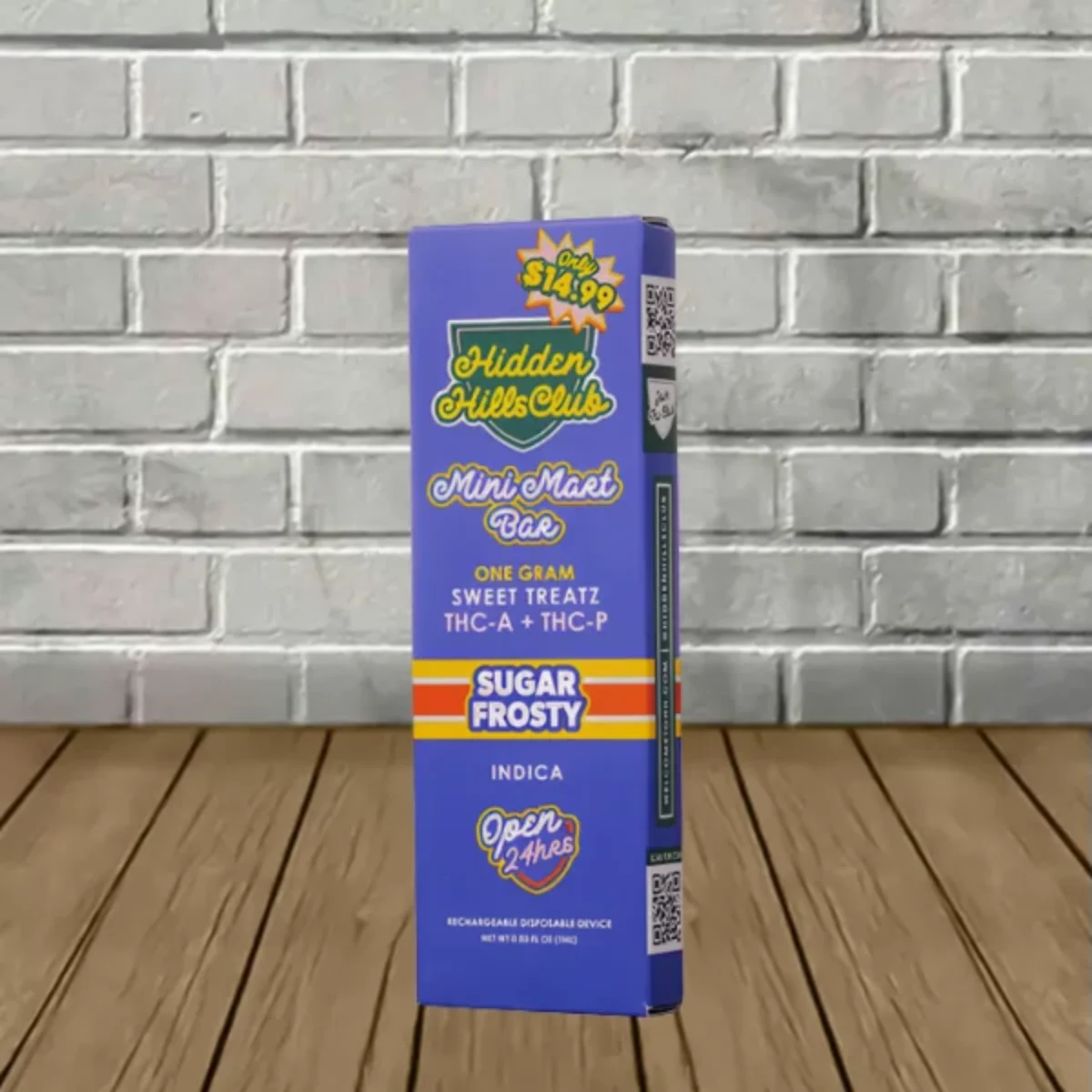 Hidden Hills Mini Mart Bar Sweet Treatz THCa THCP Disposable 1g